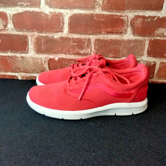 Vans Iso Womens Shoes Size 6 Red Sneakers - Picture 4 of 8